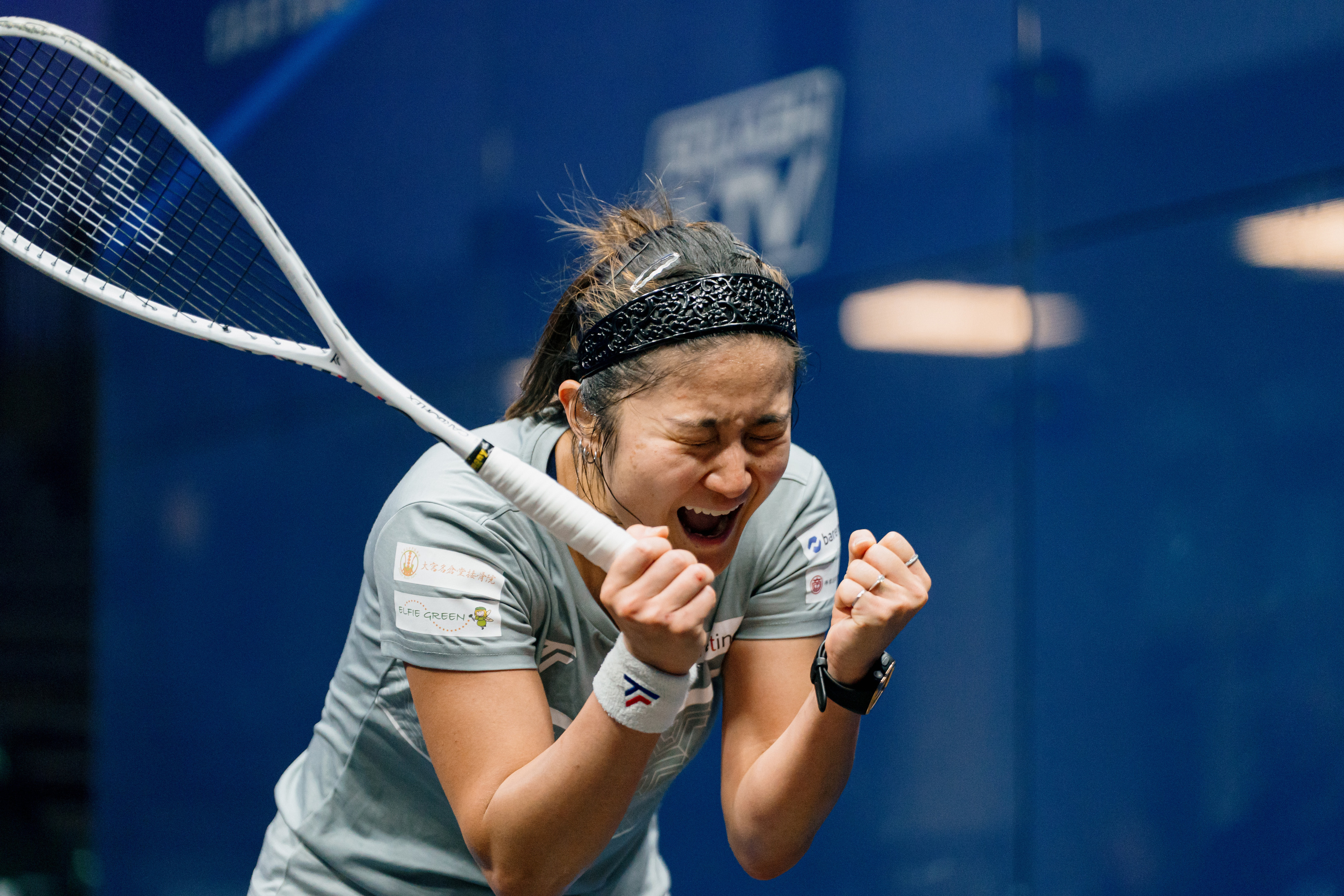 画像）スカッシュプレイヤー 渡邉聡美選手２