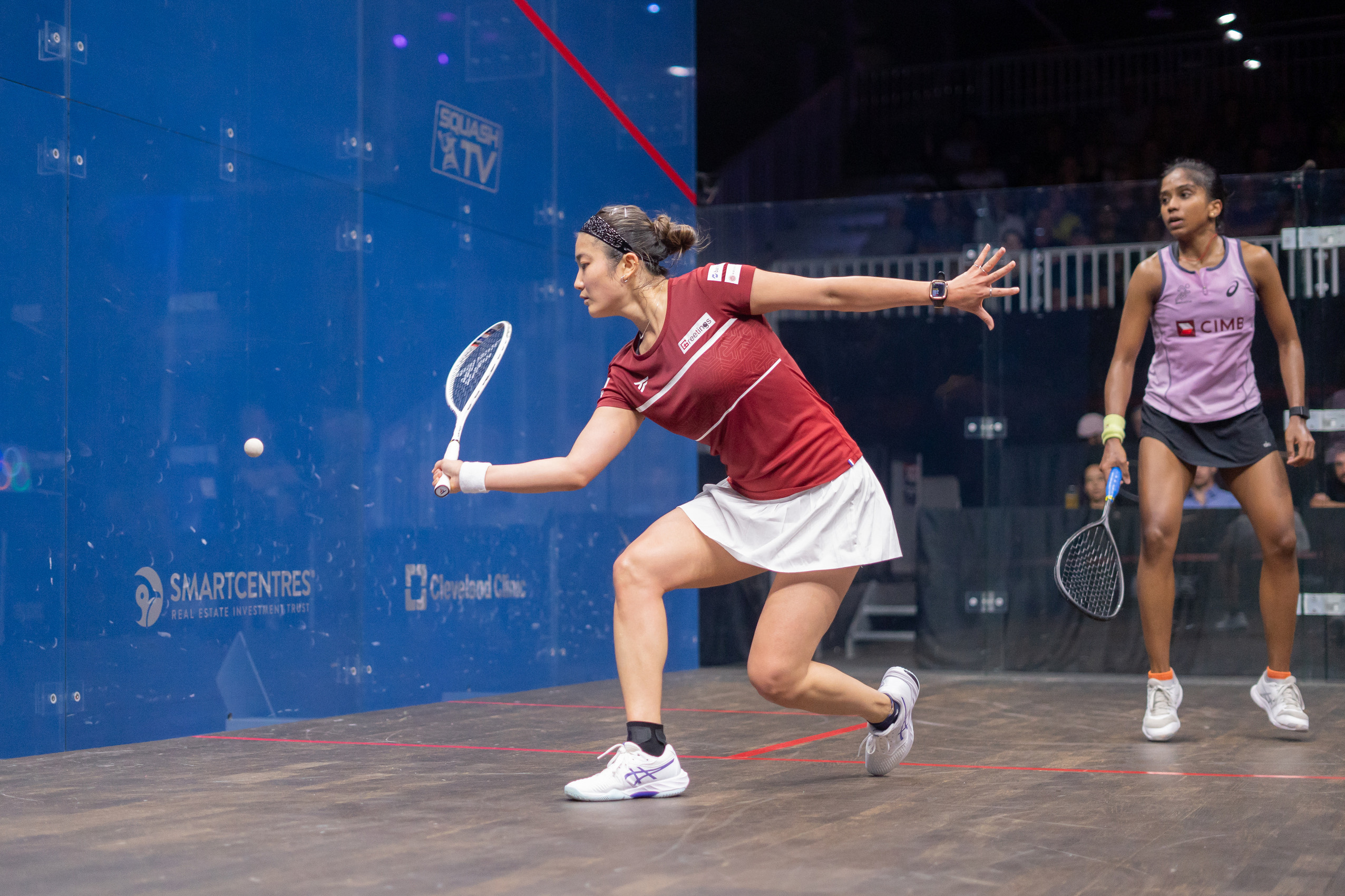 画像)スカッシュプレイヤー 渡邉聡美選手3