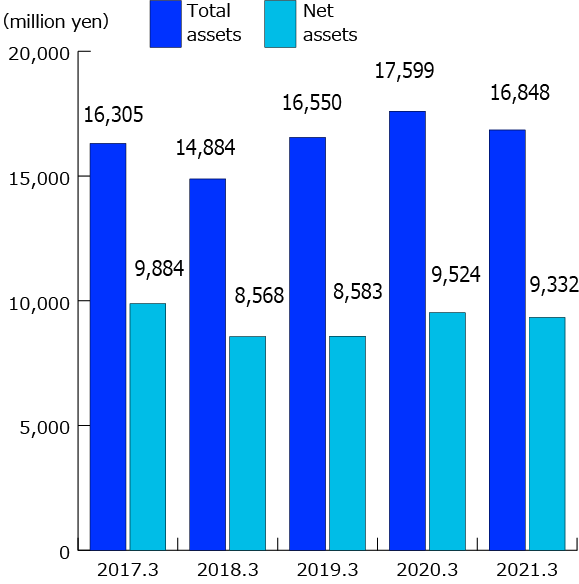 Total assets/Net assets Total assets/Net assets