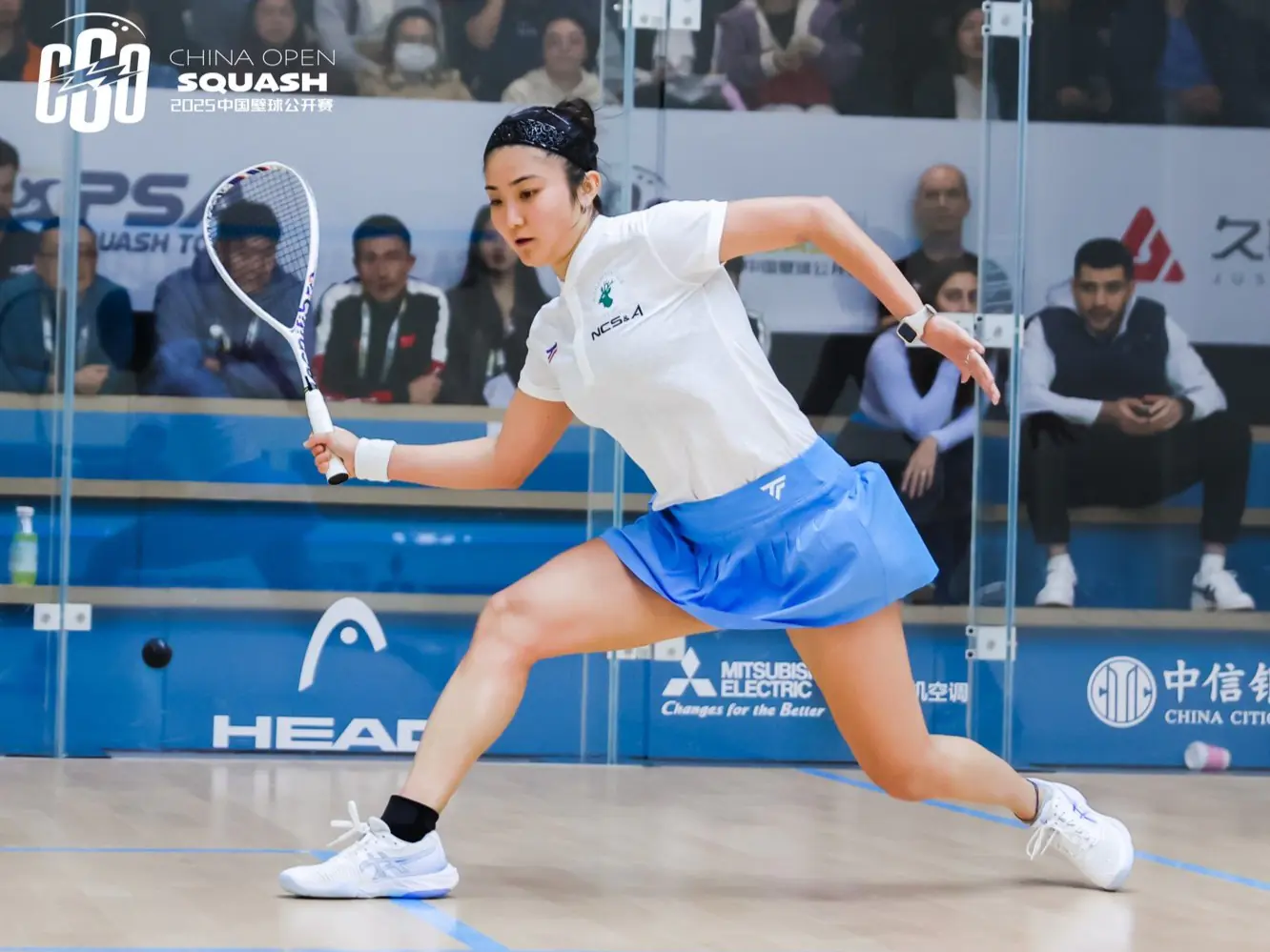 画像）スカッシュプレイヤー 渡邉聡美選手３